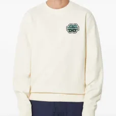 толстовка с круглым вырезом и вышивкой