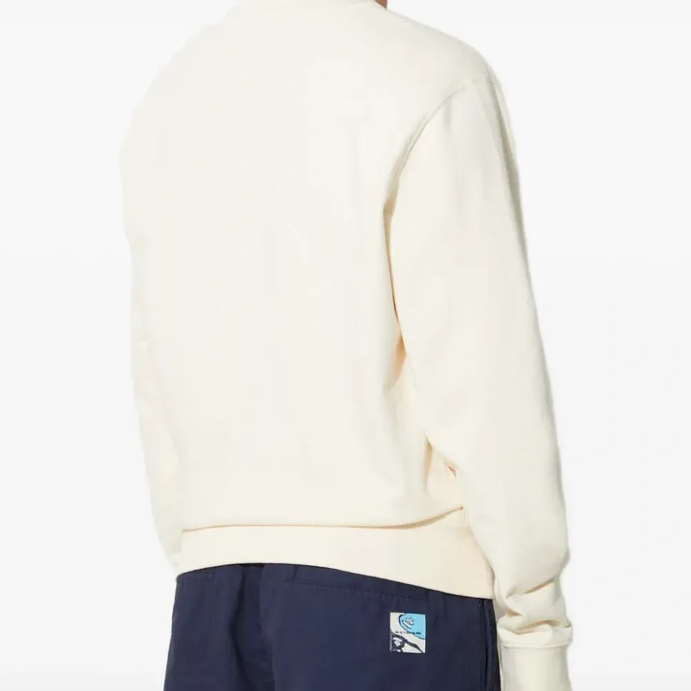 толстовка с круглым вырезом и вышивкой