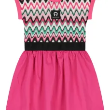 Кружевное платье с нашивкой-логотипом