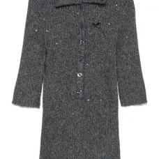 Рубашка поло с пайетками