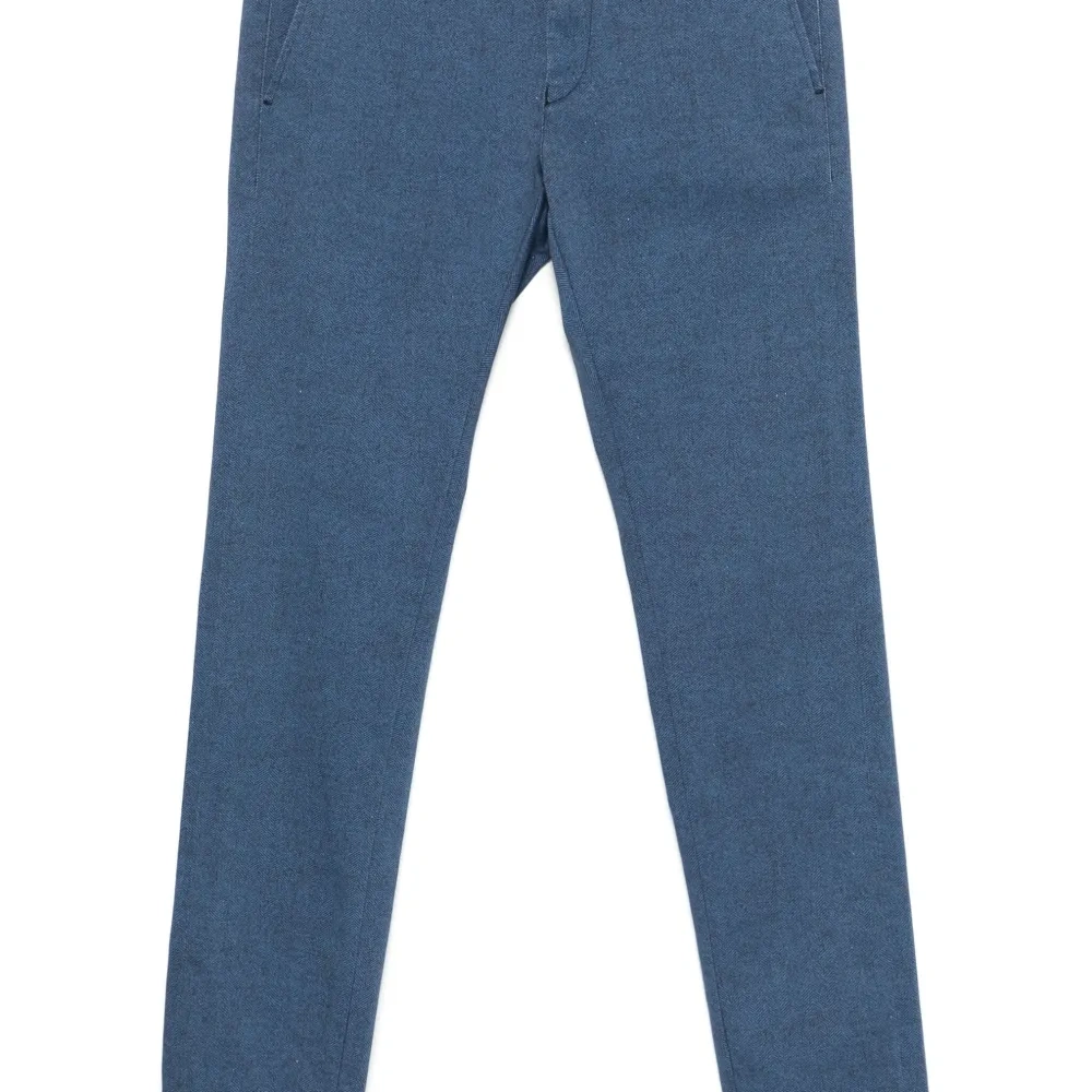 Брюки с узором в елочку