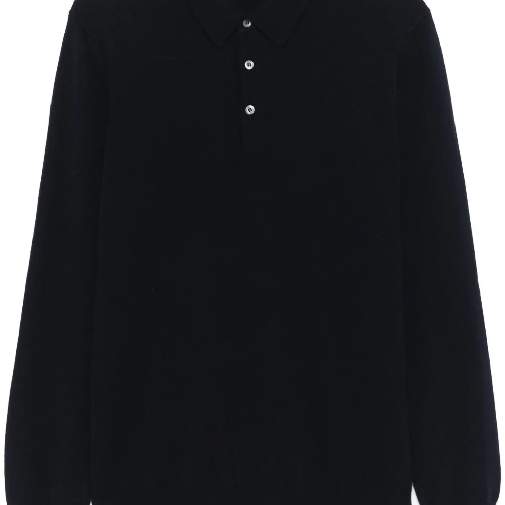 Рубашка поло тонкой вязки