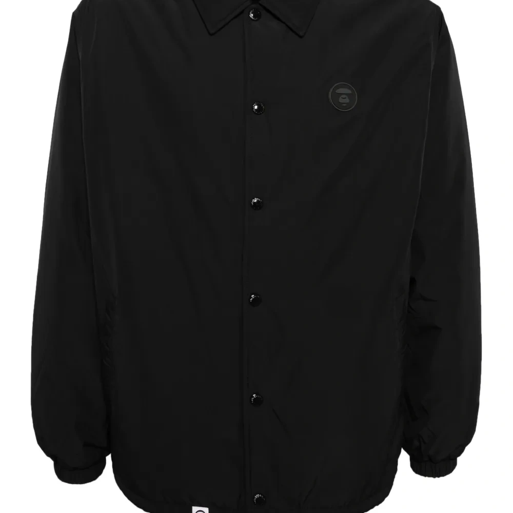 Куртка-рубашка с нашивкой-логотипом