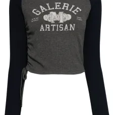 Футболка с длинными рукавами и логотипом