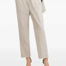 Брюки со складками спереди Брюки со складками спереди