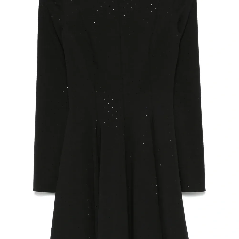 Платье мини со стразами