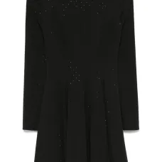 Платье мини со стразами