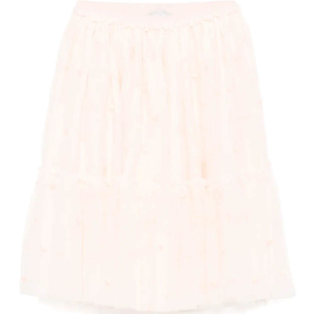 Пышная юбка с вышивкой