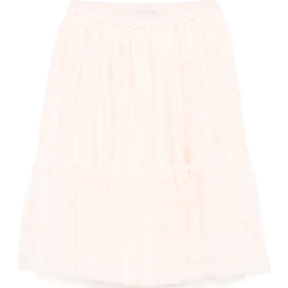 Пышная юбка с вышивкой