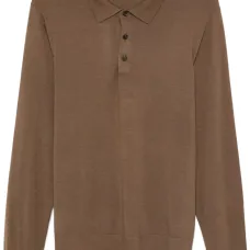 Рубашка поло тонкой вязки