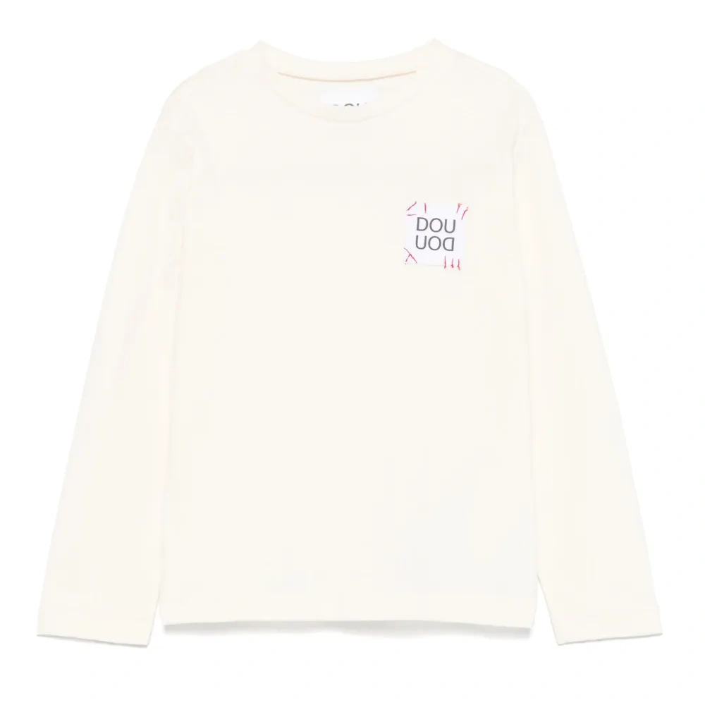 Футболка с нашивкой-логотипом