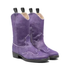 Ковбойские сапоги с мехом