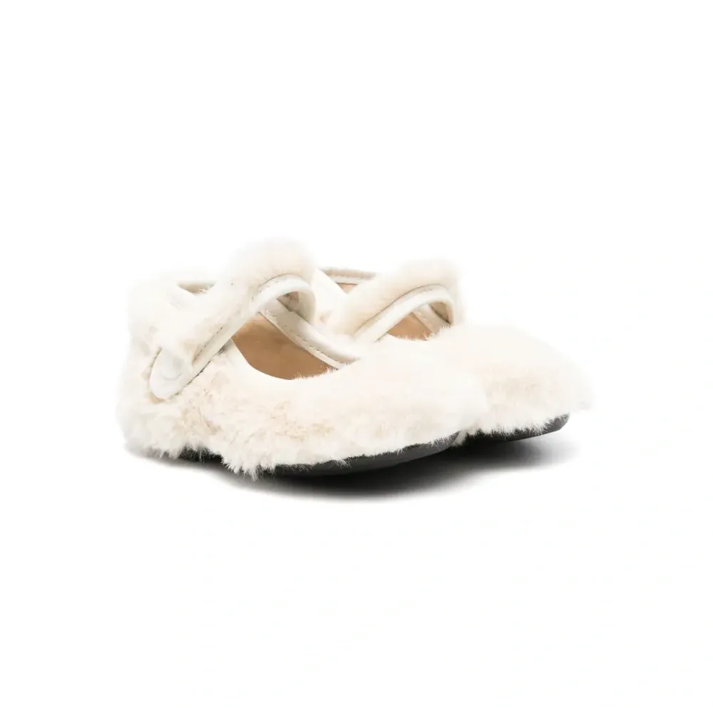 Балетки с мехом