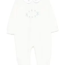 Пижама с цветочной вышивкой