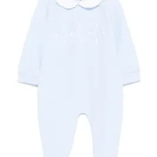 Пижама с цветочной вышивкой