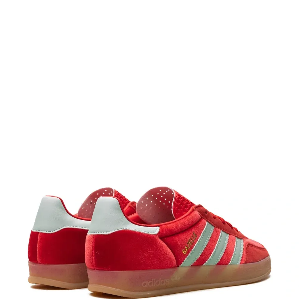 Кроссовки Gazelle Indoor Velvet Pack - Better Scarlet