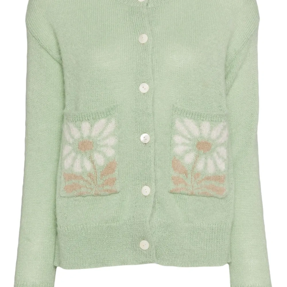 Кардиган с цветочным узором