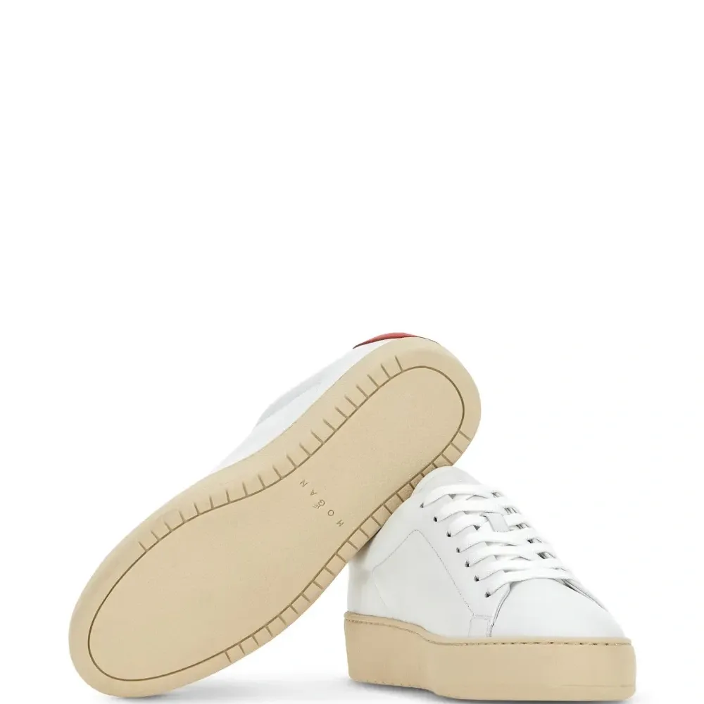 Кожаные кроссовки