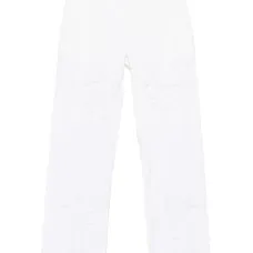 Брюки с кружевными вставками