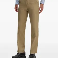 Брюки с нашивкой-логотипом