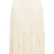 Ярусная юбка миди