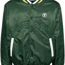 Бомбер с нашивкой-логотипом