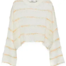 Топ с круглым вырезом и длинными рукавами Топ с круглым вырезом и длинными рукавами