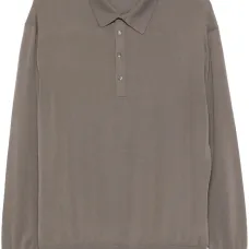 Рубашка поло тонкой вязки