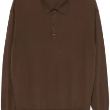 Рубашка поло тонкой вязки