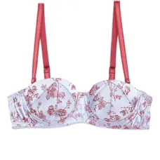 Жаккардовый бюстгальтер-балконет