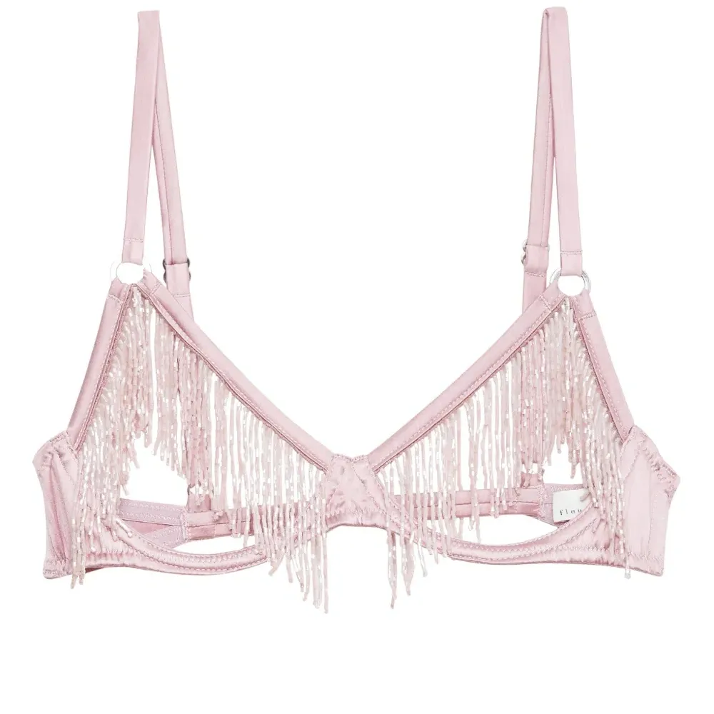 Бюстгальтер с бахромой