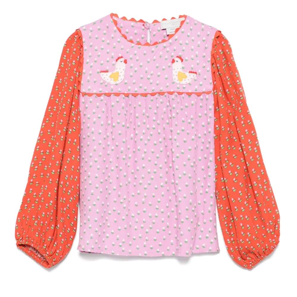 Блузка в стиле колор-блок