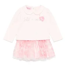 Комплект из топа и юбки со стразами