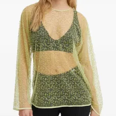 Блузка с бусинами