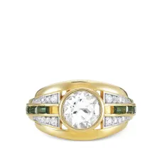 Кольцо Olive с кристаллами