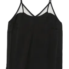 Атласный топ из тюля