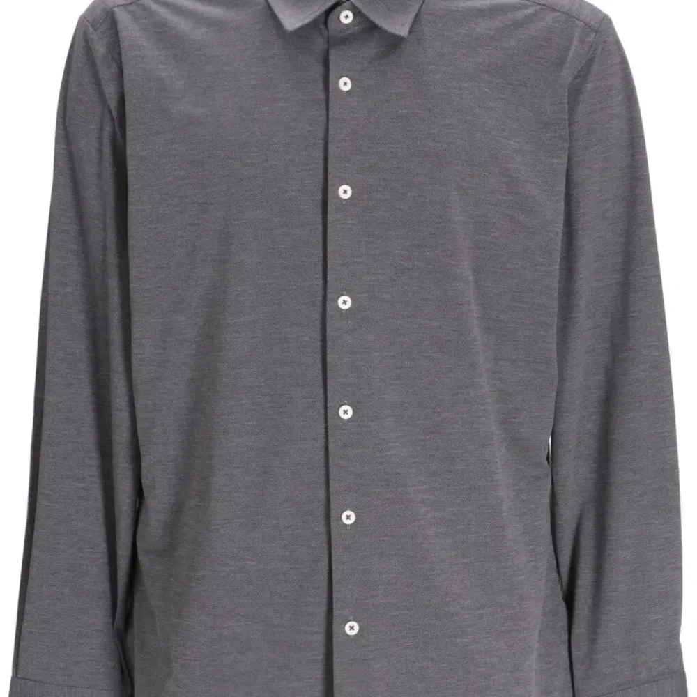 Меланжевая рубашка из джерси