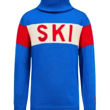 Свитер с высоким воротником и вышивкой Свитер с высоким воротником и вышивкой