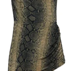 Платье мини без бретелей