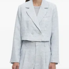 Двубортный топ на пуговицах Двубортный топ на пуговицах