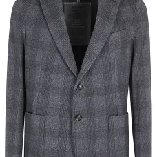 Шерстяной пиджак в клетку Шерстяной пиджак в клетку