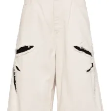 Джинсовые шорты Origami с вырезами