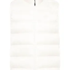 Дутый жилет с нашивкой-логотипом