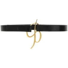 Ремень с пряжкой-логотипом