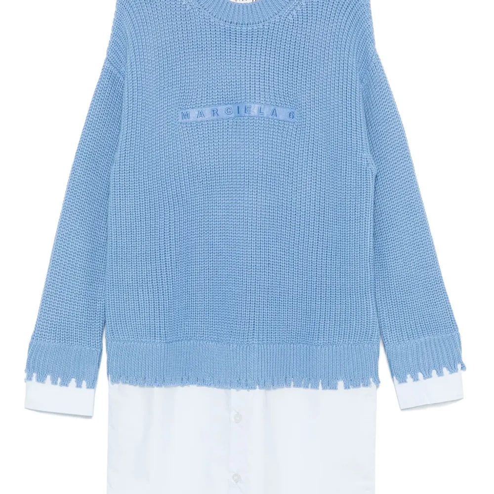 Свитер со вставками