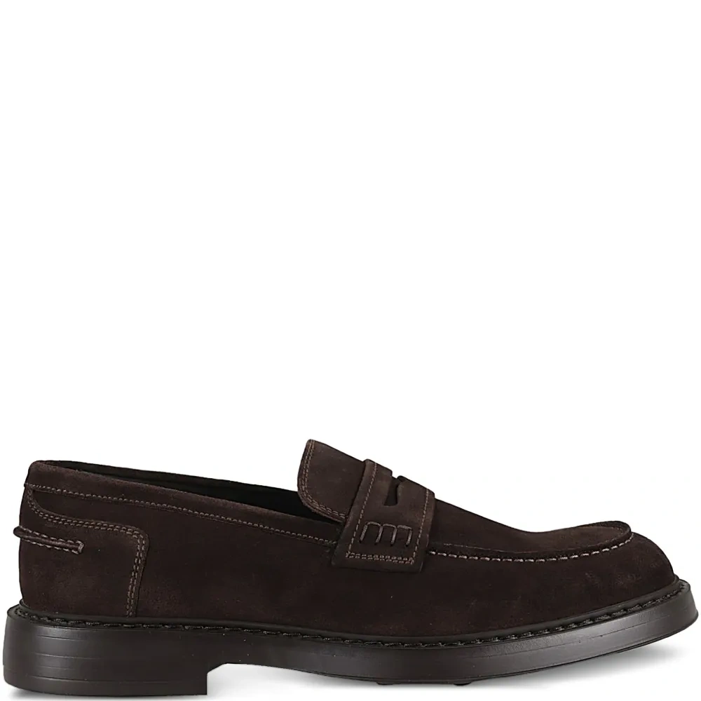 Замшевые лоферы