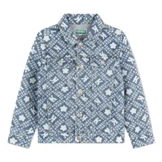 Джинсовая куртка с монограммой