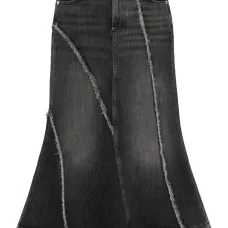 Юбка миди с бахромой