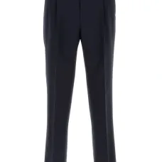 Шерстяные брюки со складками Шерстяные брюки со складками