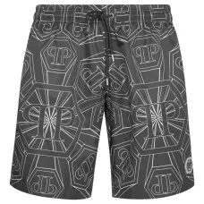 Плавки-шорты с монограммой